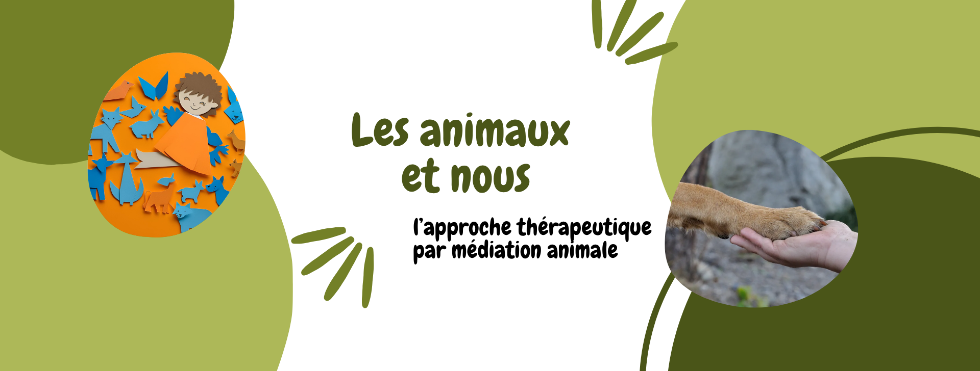 bannière de la thématique les animaux et nous