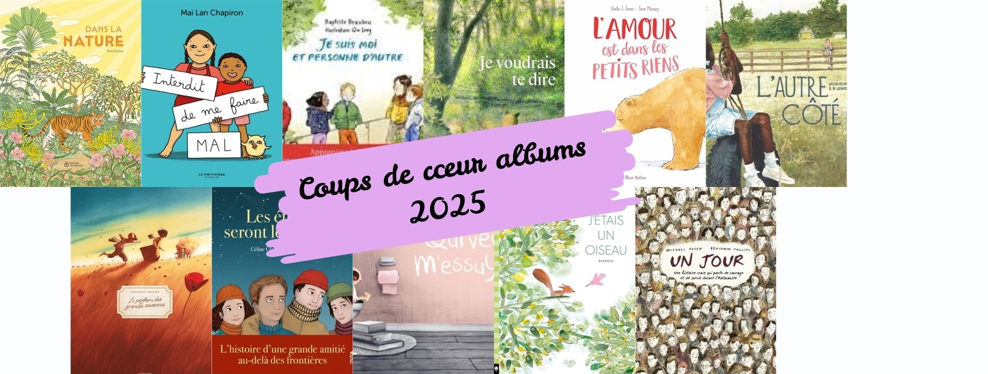 images des couvertures des albums présentés