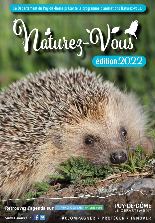 ​​Brochure Naturez-vous : photo d'un hérisson