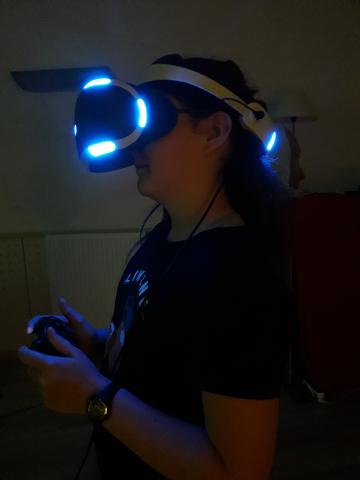 Test réalité virtuelle àla Médiathèque de  Saint-Germain-Lembron