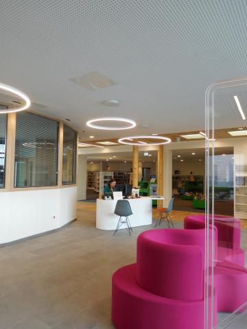 Accueil  nouvelle médiathèque de Volvic Volvi'tech