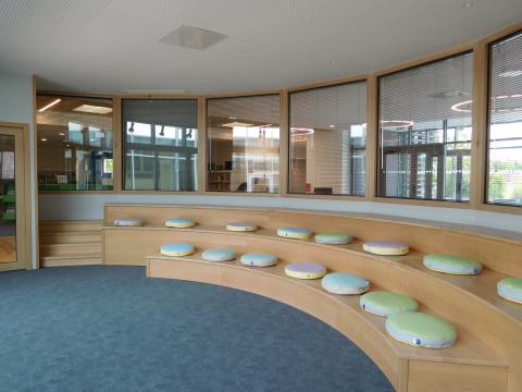 Auditorium  nouvelle médiathèque de Volvic Volvi'tech