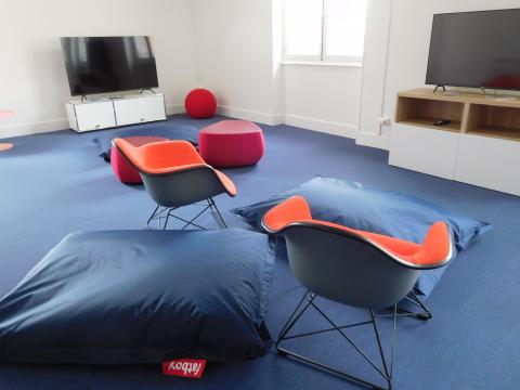 espace jeu vidéo gaming  nouvelle médiathèque de Volvic Volvi'tech