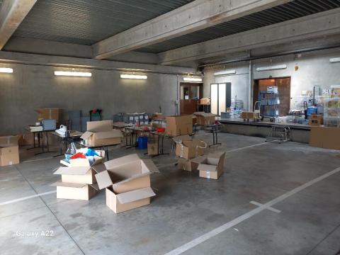 photo du garage après nettoyage