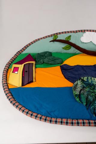 Détail du raconte-tapis Bon appétit ! Monsieur Lapin