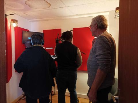 Enregistrement des acteurs de Acteurs pupitres et cie