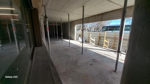photo de l'intérieur des extensions côté est