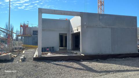 photo d'une vue des extensions côté nord