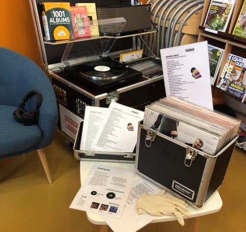 La malle vinyles à Rochefort-Montagne