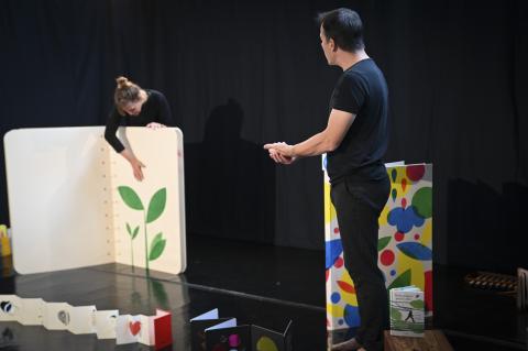 Spectacle "A minima" de la cie A tous vents