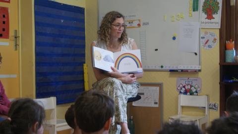 Valérie avec Le secret de pluie à Vitrac