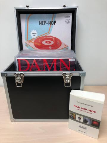 Flight case pour transporter et présenter la sélection hip-hop