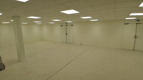 photo du futur sas de transit encore en chantier