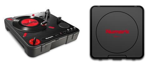 Platine vinyle portable à prêter aux usagers