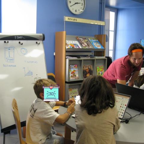 Photo d'un atelier 3D