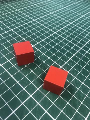 Pièces de jeux réalisés avec l'imprimante 3D