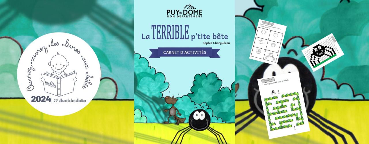 Bannière qui présente les livrets d'activités 