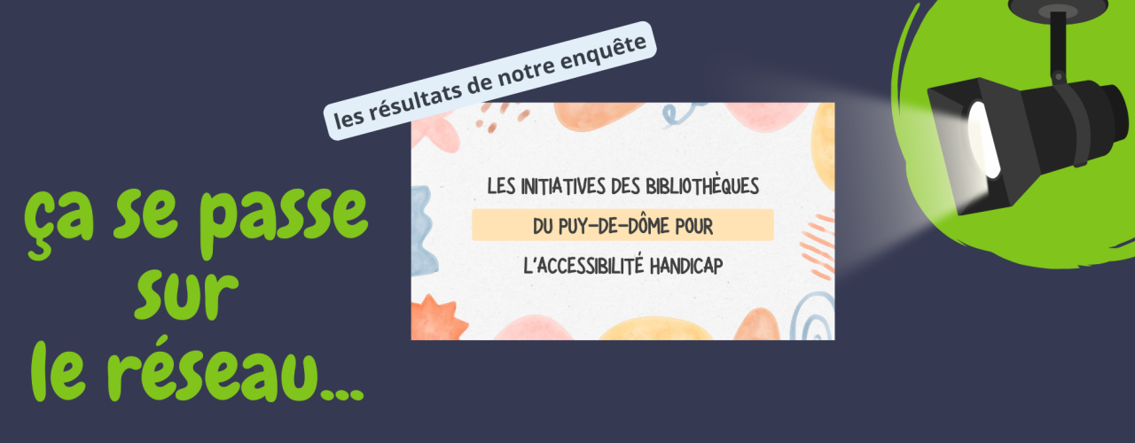 Spot éclairant le dossier de résultats de l'enquête