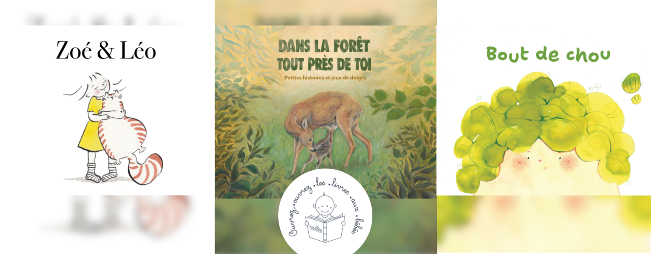 Bannière avec les couvertures des trois projets