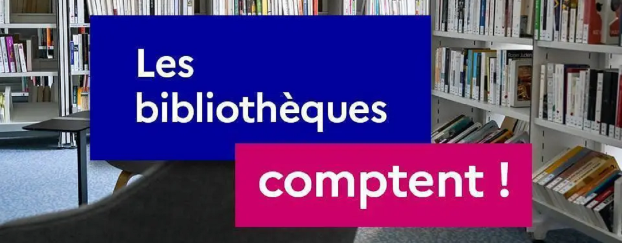 Visuel semaine de comptage de la fréquentation en bibliothèque