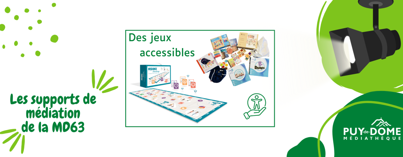 Photos de la malle Keski handicap et des jeux adaptés de la MD63