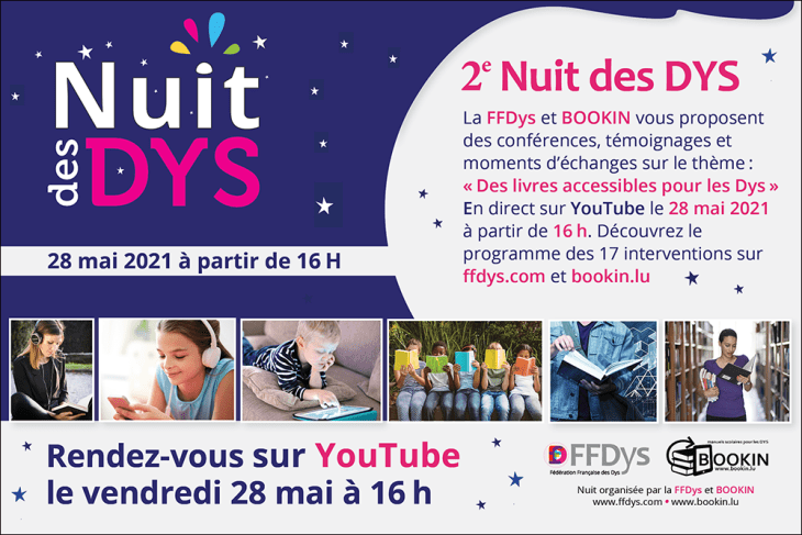 Affiche de la 2ème nuit des Dys