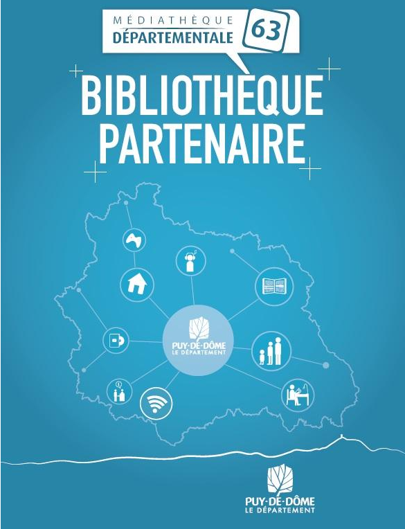 Pictos médias sur fond bleu