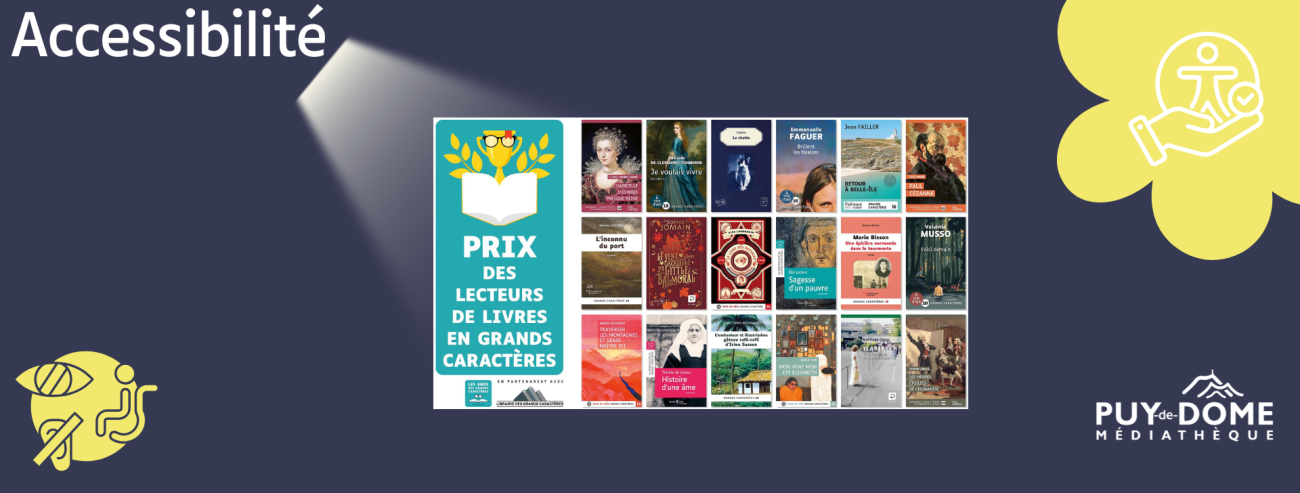 Visuel du Prix les lecteurs de livres en grands caractères