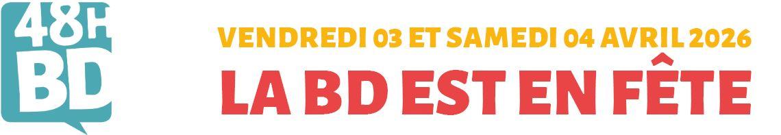 bandeau avec inscription rouge La BD est en fête