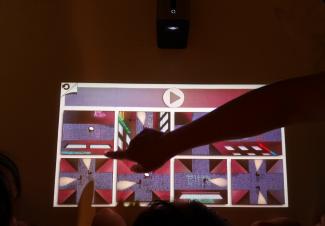 Animation avec Xperia Touch projecteur tactile