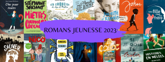 Patchwork des couvertures de nos coups de cœur romans jeunesse 2023