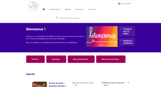 page d'accueil du site internet du réseau "Le Fil"