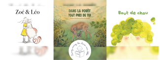 Bannière avec les couvertures des trois projets