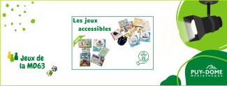 photo des jeux accessibles de la MD63