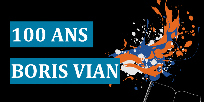visuel pour le centenaire de Boris Vian