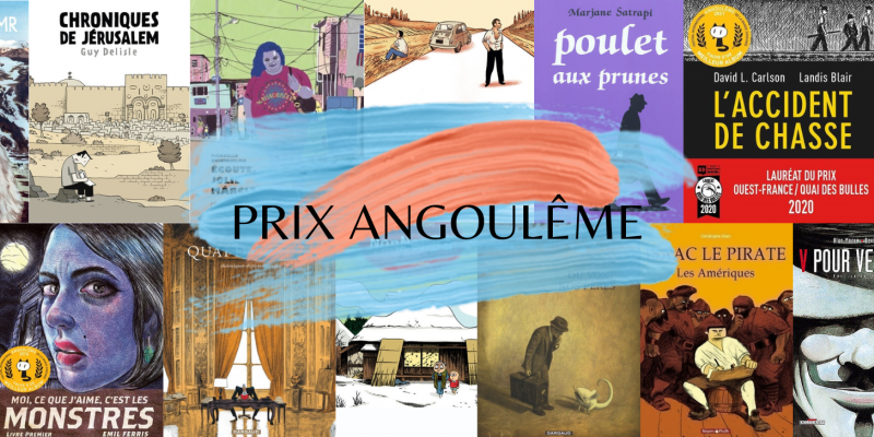 couvertures des BD primées à Angoulême