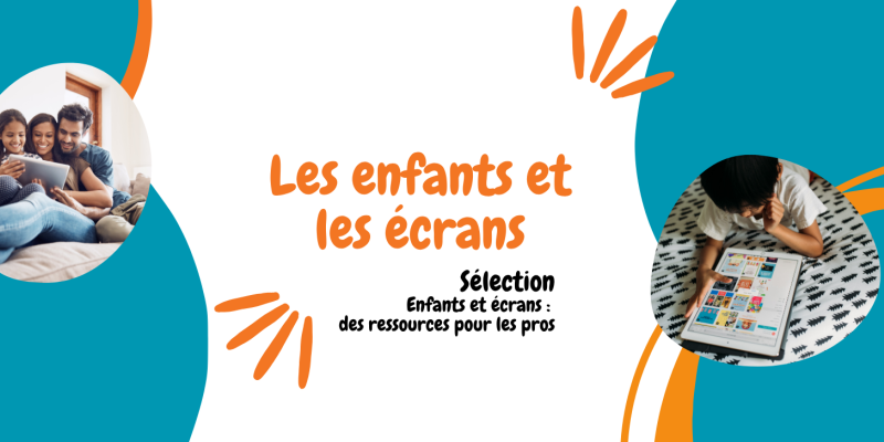 Visuel enfants et écrans