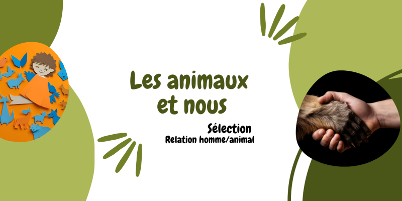 Patte d'animal dans une main d'homme
