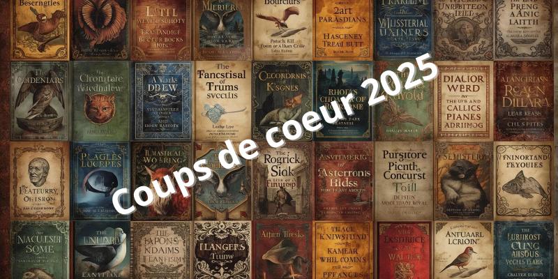 patchwork de couverture de livres sur l'imaginaire