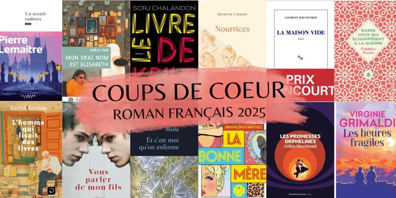 Couverture des romans coups de coeur 2025
