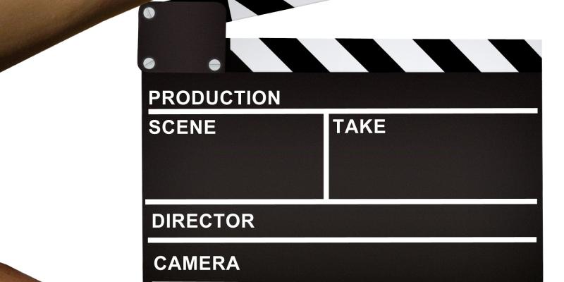 Clap de cinéma prêt à être utiliser